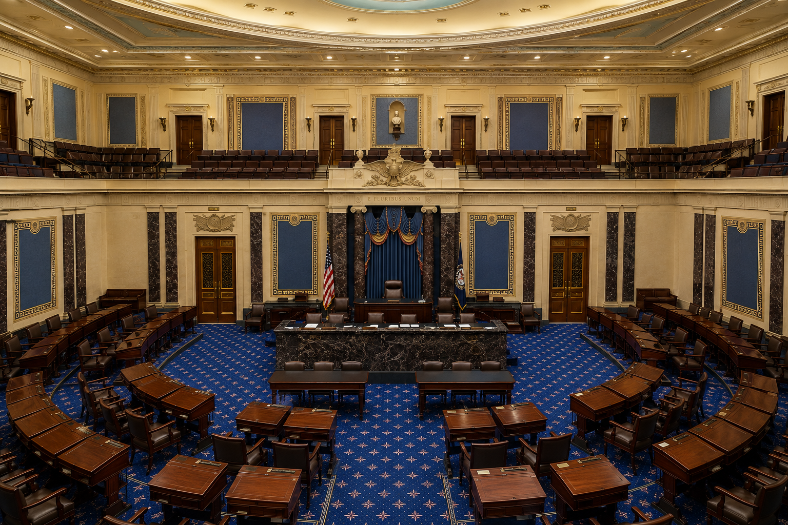 The U.S. Senate chamber.